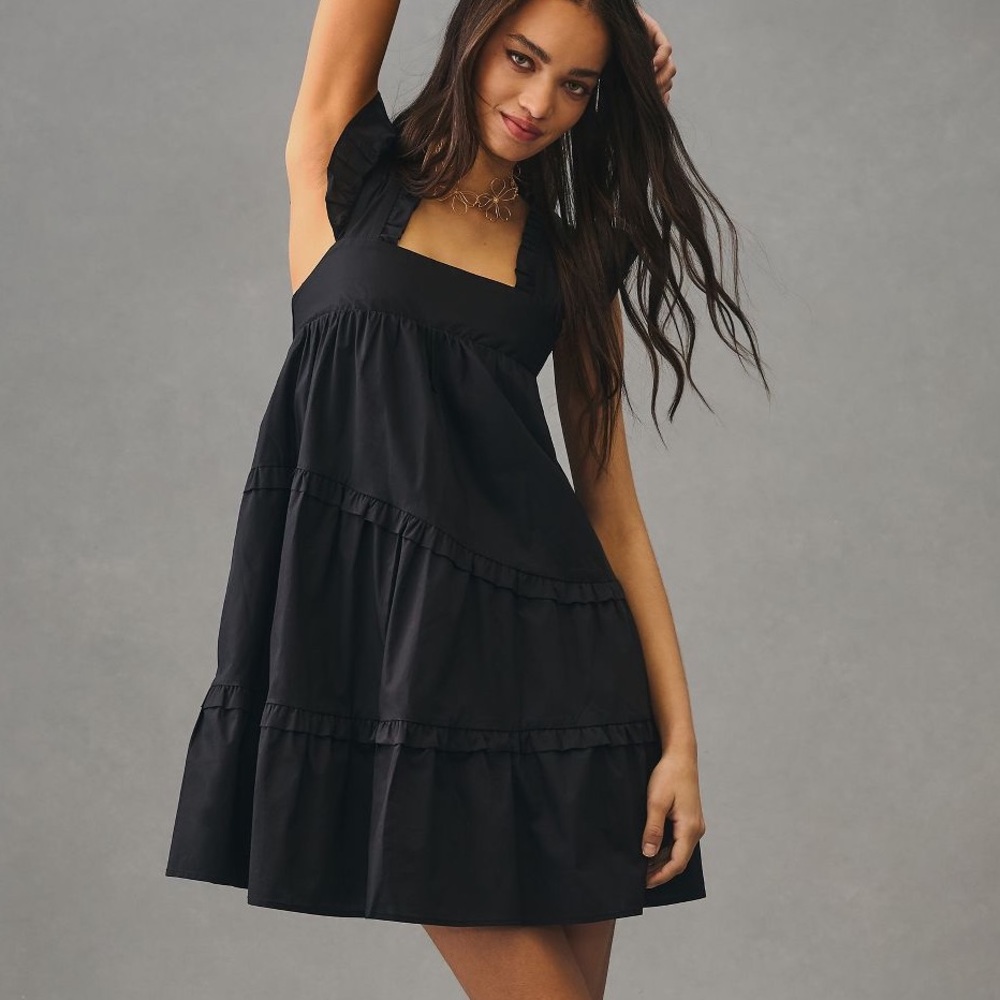 En Saison Byblos Tiered Mini Dress